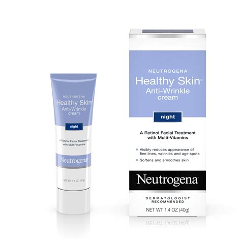 Neutrogena Healthy Skin Retinol Night Cream Vitamin E Glycerin 1 4 Oz