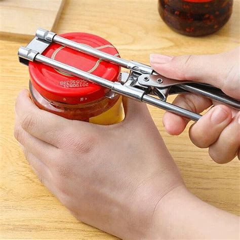 Adjustable Multifunctional Stainless Steel Can Opener Jar Lid Kitchen