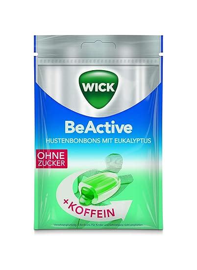 Wick Beactive Hustenbonbons Ohne Zucker Mit Eukalyptus Und Koffein