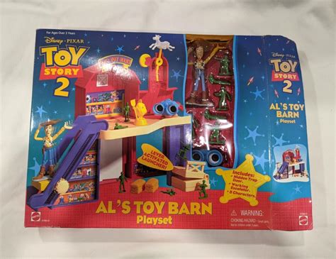 Disney Toy Story 2 Als Toy Barn Playset Rare New Iob Vintage Mattel