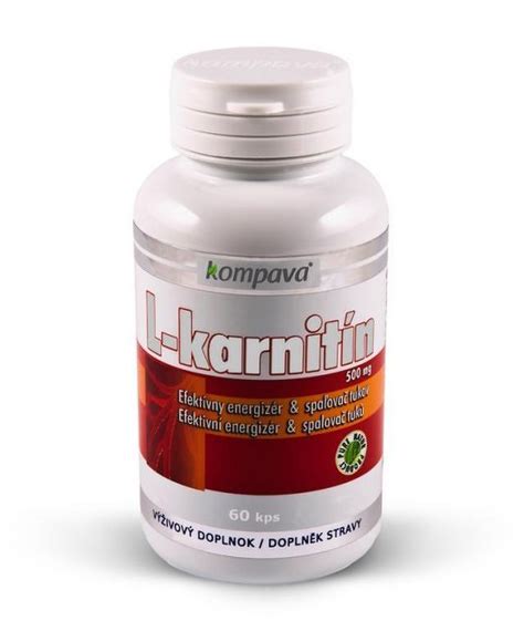 kompava L KARNITÍN 500 mg cps 1x60 ks DrMax Doprava zdarma