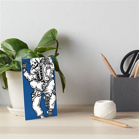 Jiu Jitsu Skeleton Rear Naked Choke Brazilian Jiu Jitsu Art Board Print For Sale By Beatricenw