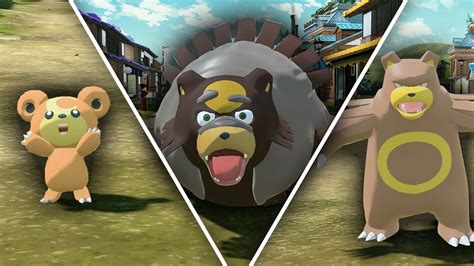 Where To Find Teddiursa Ursaring And Ursaluna In Pokemon Legends