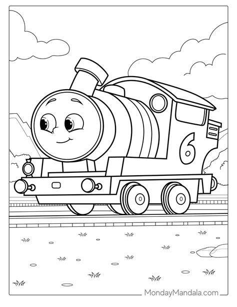 42 Thomas & Friends Coloring Pages (Free PDF Printables) | Train