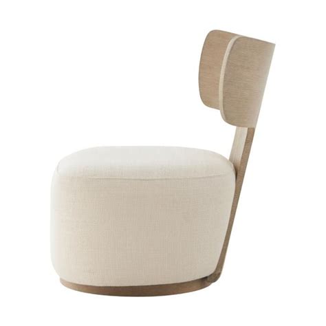 Theodore Alexander Wooden Upholstered Swivel Chair Theodore Alexander