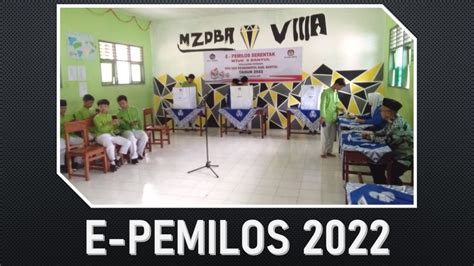 E Pemilos Serentak 2022 YouTube