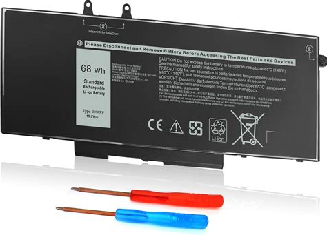 Amazon 68Wh Type 3HWPP 15 2V Laptop Battery For Dell Latitude 5401