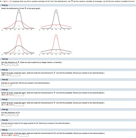 Solved XN 50 13 Suppose That You Form Random Samples Of Chegg