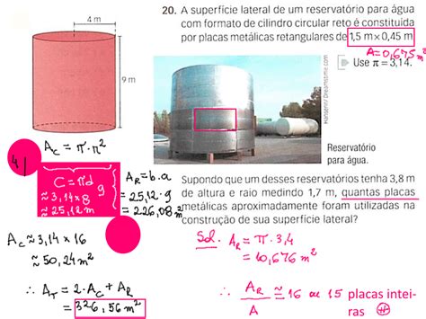 Como Se Calcula A Area Total De Um Cilindro Printable Online