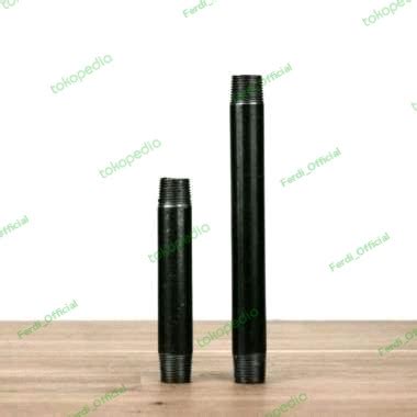 Jual Pipa Nepel Besi Drat 1 1 2 Inch Pipa Nepel Carbon Steel Panjang