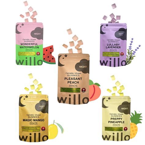 Willo Thc Gummies Mg Mg Mg Cannabis Delivery Lala Land