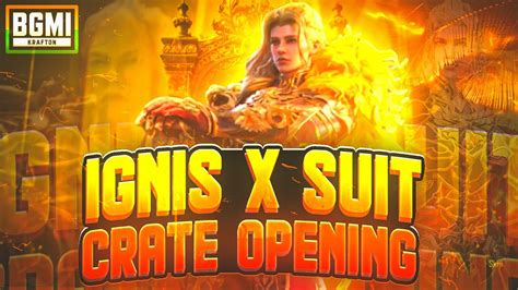 NEW IGNIS X SUIT LUCKY CREATE OPENING SAB KUCH MIL GAYA BGMI PUBG