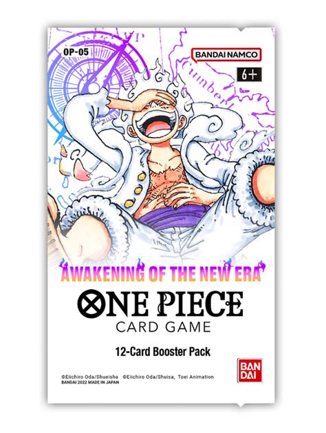 One Piece Card Game Awakening Of The New Era Booster Pack Singolo