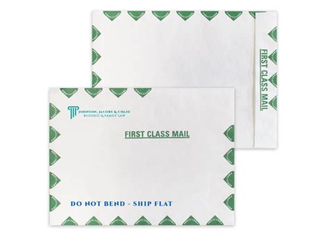 Drawingboard Tyvek Lb X Open End Green First Class Border