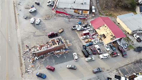 Tornado Aftermath In Bowling Green Ky Dec 10 2021 4k Drone Footage Shot By Tmtelevison Tornado