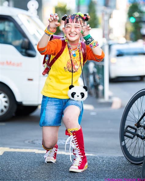 Colourful Outfits Colorful Fashion Cool Outfits Harajuku Outfits