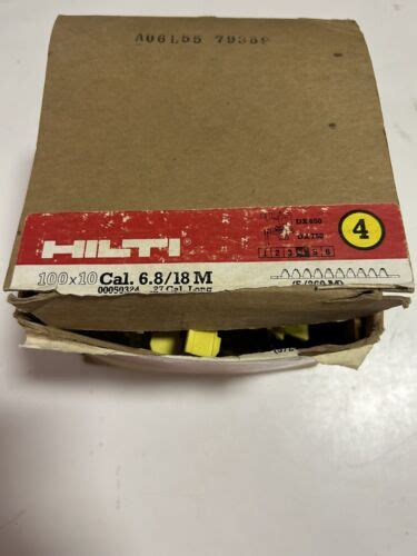 Hilti M Powder Cartridges Cal Yellow Strips