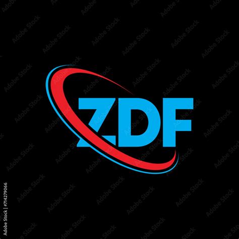 ZDF logo. ZDF letter. ZDF letter logo design. Initials ZDF logo linked ...