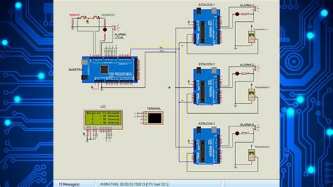 Arduino Con Proteus 1 Maestro 3 Esclavos Con Protocolo I2c Youtube