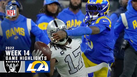 Las Vegas Raiders Vs Los Angeles Rams 2022 Week 14 Game Highlights