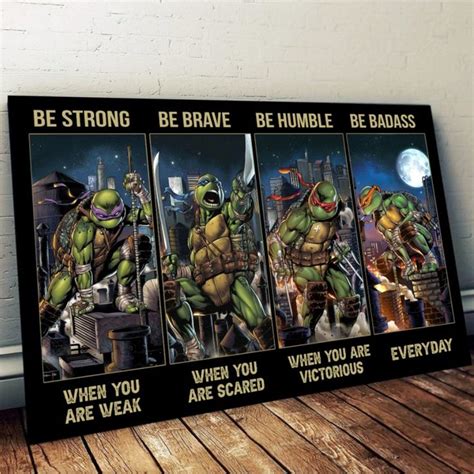 Tmnt Teenage Mutant Ninja Turtle Canvas Or Poster Hg Teenage Mutant