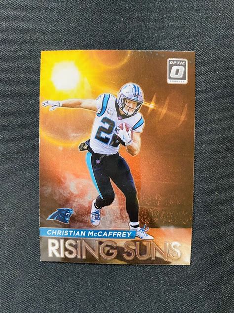 Donruss Optic Christian Mccaffrey Rising Suns Ebay