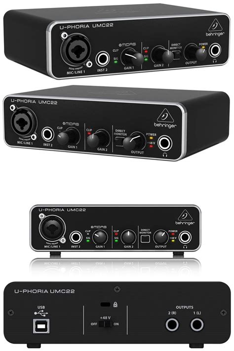 BEHRINGER UMC22 | Audio, Interface, Sound card