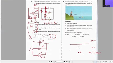 İz EĞİtİm Kurumlari 2023 2024 Tyt Bİlgİ Sarmal Denemesİ Fİzİk Dersİ