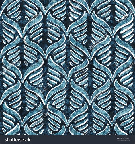 Batik Seamless Texture Stock Illustration 681974677 | Shutterstock