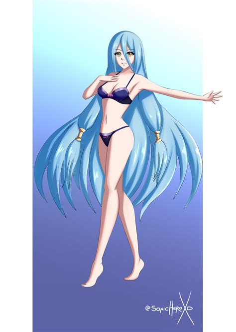 Hentai Boobs 1girl Alluring Azura Azura Fire Emblem Bare Arms Bare