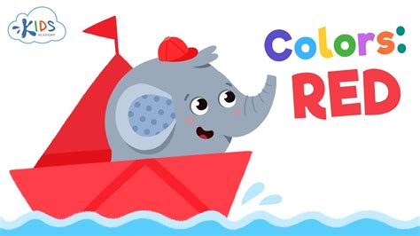 Learn Red Color For Babies Toddlers Preschool And Kindergarten Esl