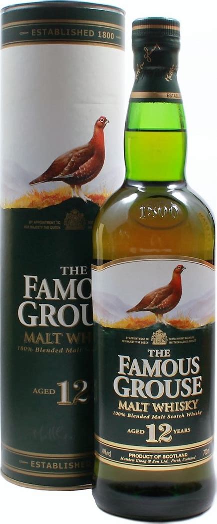 Famous Grouse 12 Years Old Blended Malt Ουίσκι 700ml Skroutz gr