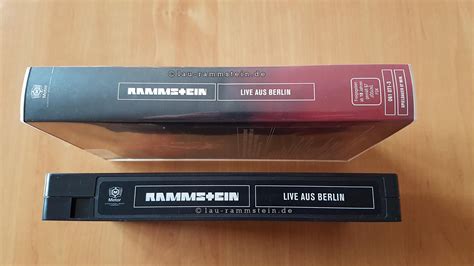 Rammstein Live Aus Berlin Vhs Unzensierte Version Rammstein