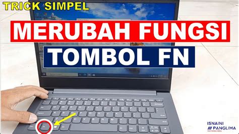 Cara Merubah Fungsi Fn Atau Memutar Fungsi Fn Pada Laptop Youtube