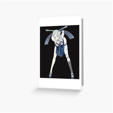 Kaine Sexy Hentai Anime Lewd Boobs Nier Replicant Sticker Greeting Card For Sale By