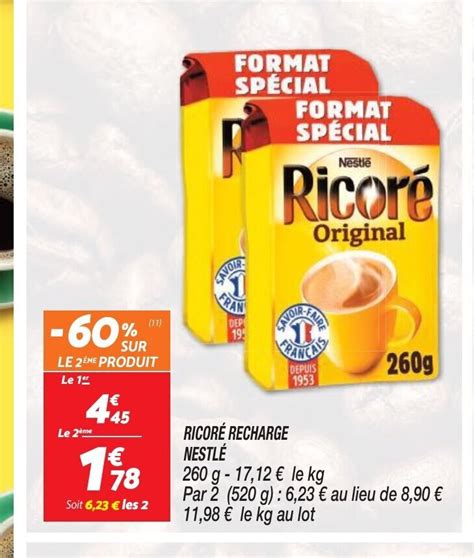 Promo Ricore Recharge Nestle Chez Netto