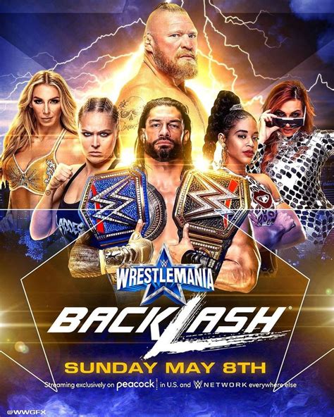 WWGFX on Instagram: “WWE Wrestlemania Backlash 2022 Poster # ...