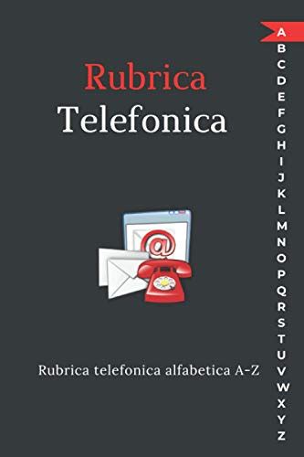 Rubrica Telefonica Alfabetica A Z Quaderno E Rubrica Per Annotare I