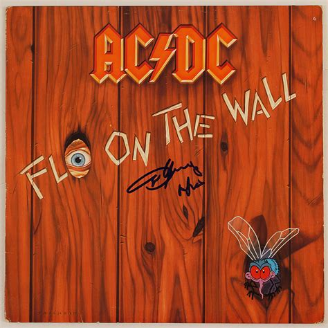 Lot Detail - AC/DC Angus Young Signed "Fly on the Wall" Album