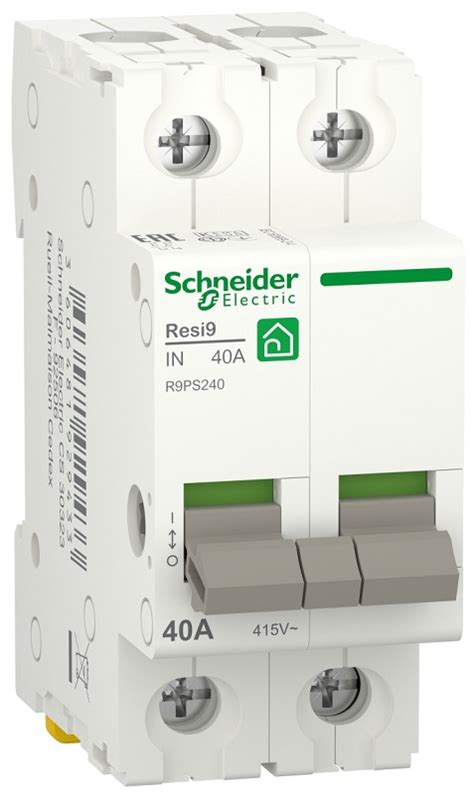 Выключатель нагрузки (мини-рубильник) Schneider Electric Resy9 2п 40А ...