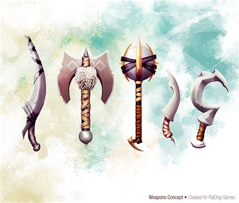 Fantasy Weapon Concept Art