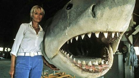 Bts Jaws1975 Valerie Taylor And Bruce The Shark Jaws Film Shark