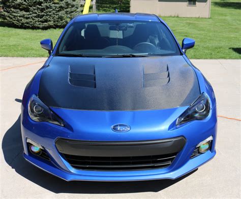 Carbon Fiber Hood Install On Subaru Brz Bold Aesthetic