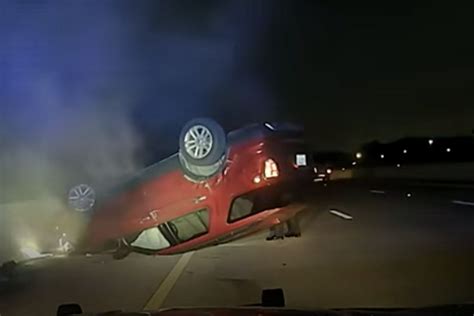 Arkansas State Trooper Flips Pregnant Womans Suv Using Pit Maneuver