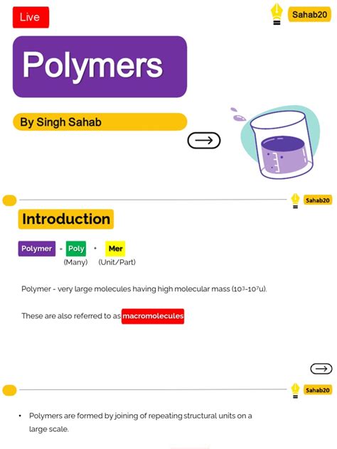 Polymers Notes | PDF | Polymers | Polymerization