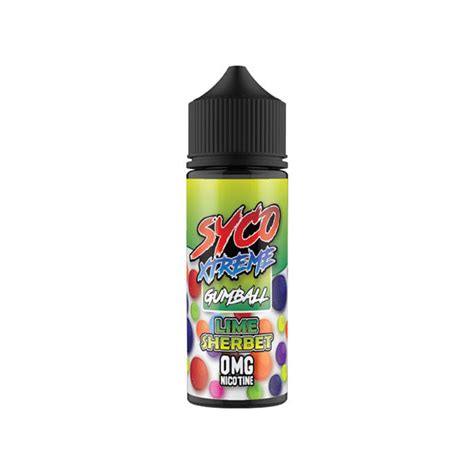 Syco Xtreme Gumball Ml Shortfill Mg Vg Pg More From The