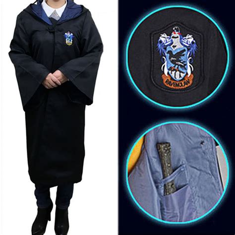 Harry Potter Cosplay Ravenclaw Uniforms Magic Robe Magic Cloak Comic