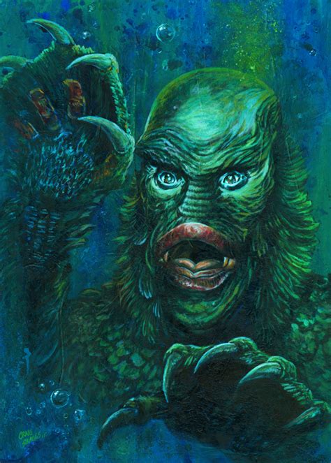 Creature From The Black Lagoon By Spencer Art On Deviantart