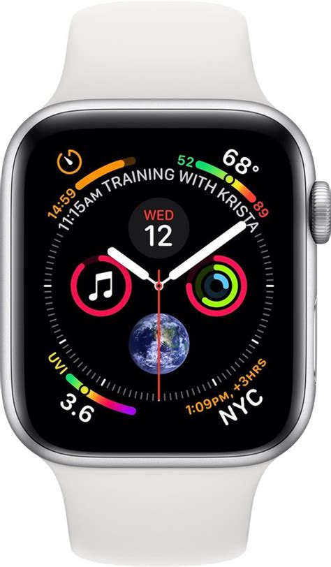 Apple Watch Series 4 - Smartwatch - 40mm - Wit | bol.com