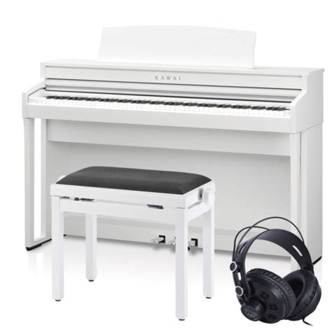 Kawai Ca Digitalpiano Premium Wei Satiniert Set Digitalpiano